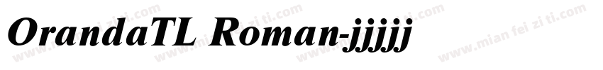 OrandaTL Roman字体转换